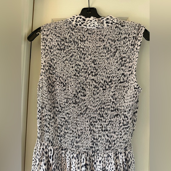 Rebecca Taylor - Elegant Black and White printed Sleeveless Dress size 6 - Picture 7 of 7